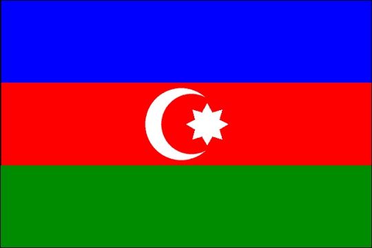 Посольство Азербайджана в Москве. Флаг Азербайджана