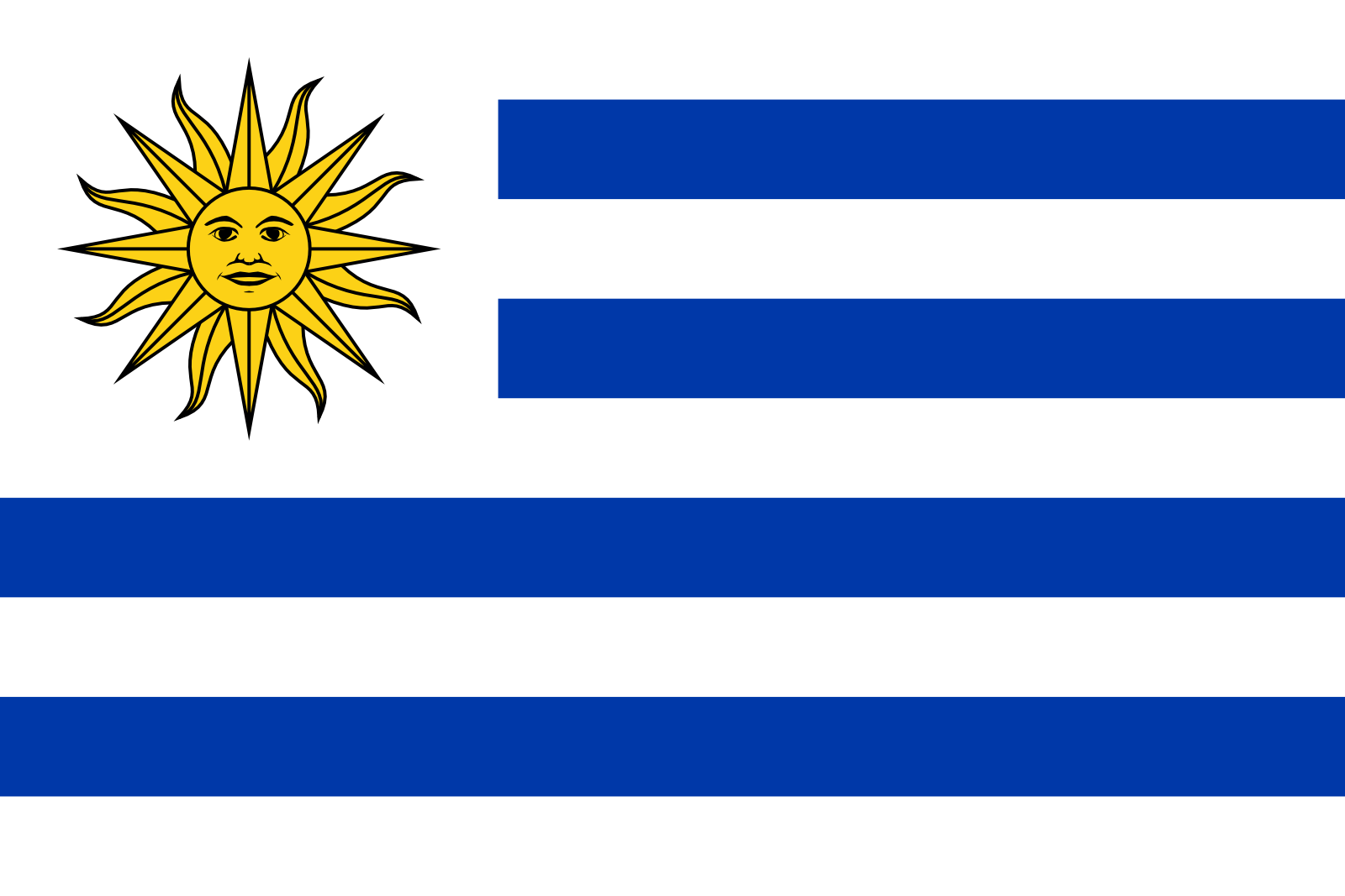 Посольство Уругвая в Москве. Флаг Уругвая